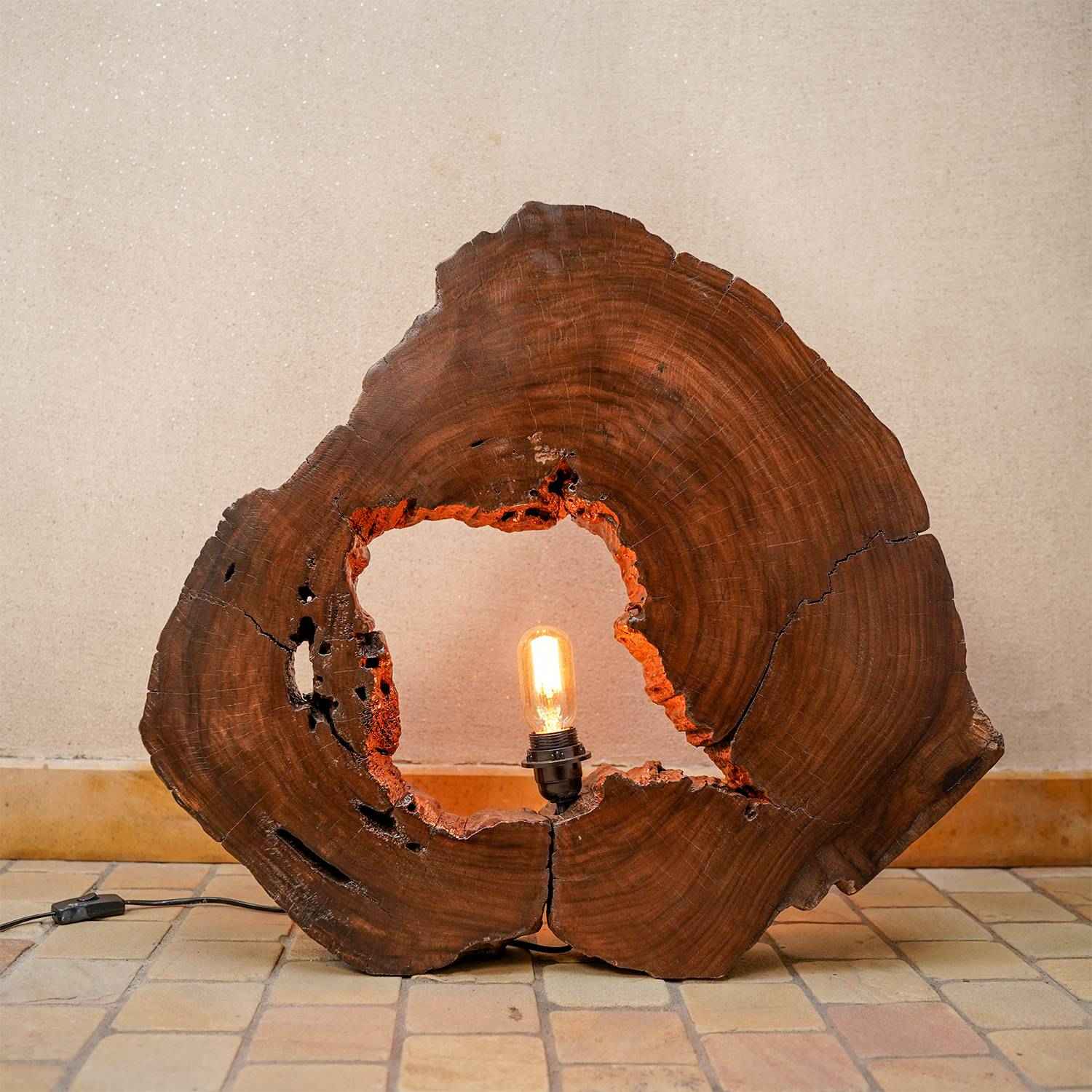 Wooden Stand Lamp