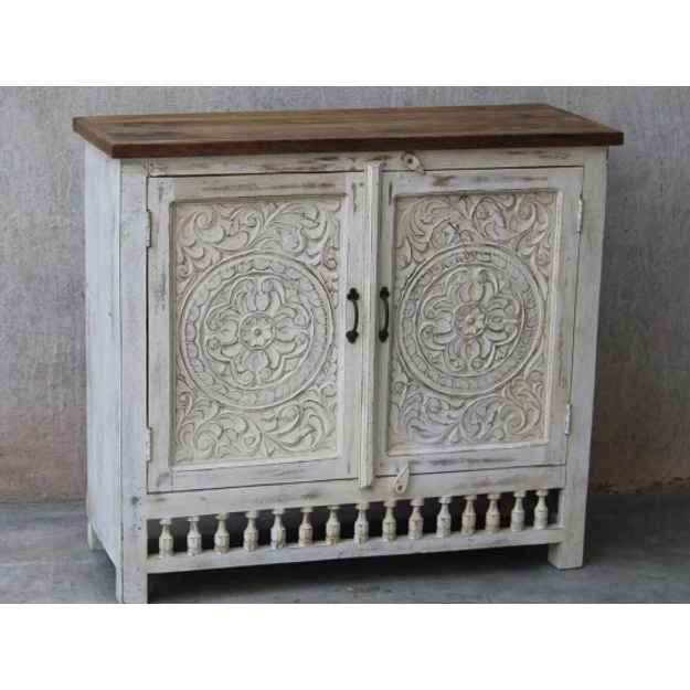 The Raisen Rustic Jaali Console