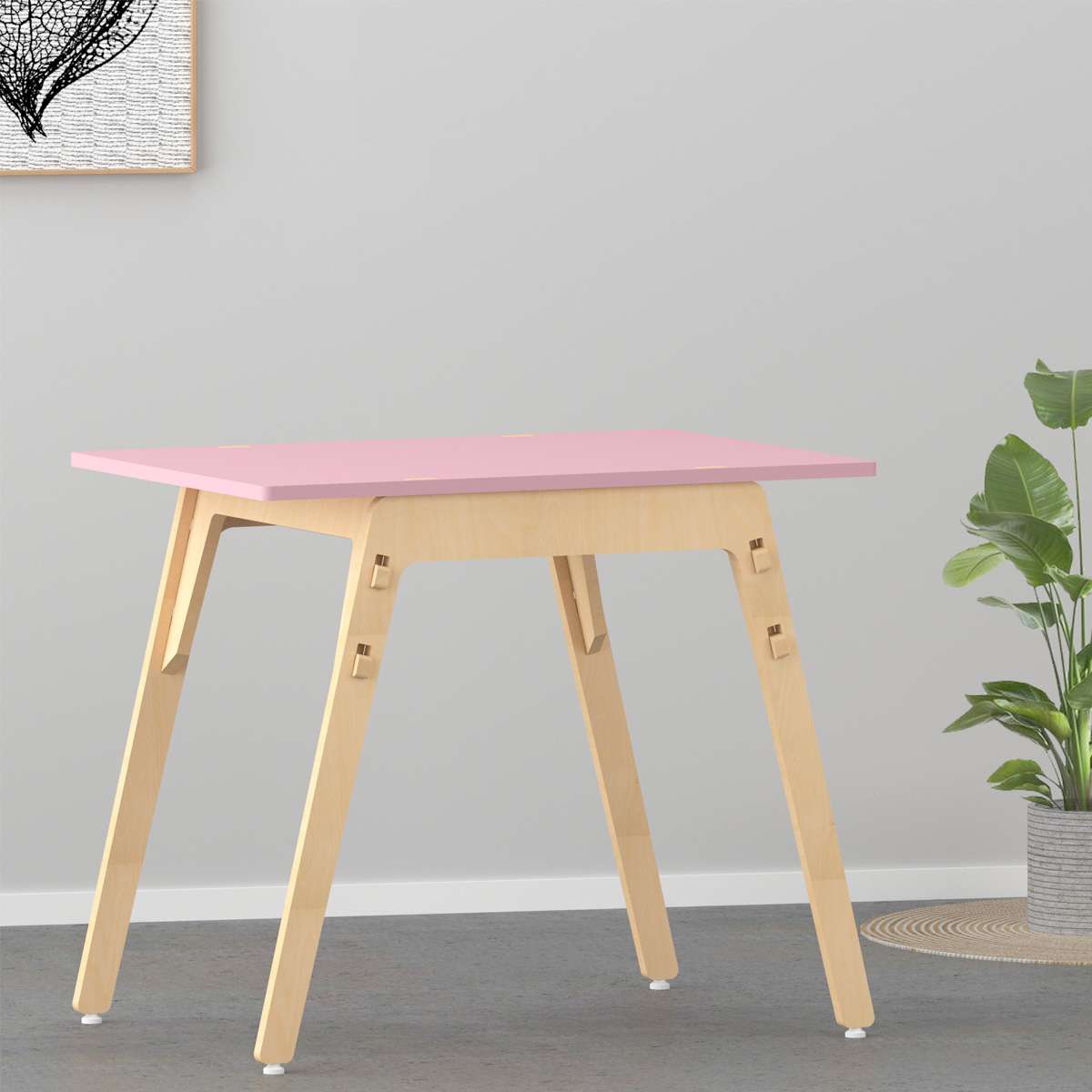 Metallic Berries Floor Table / Chowki