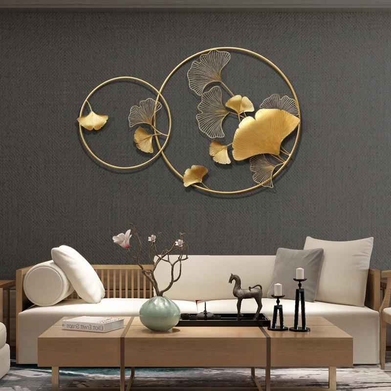 Dual Circle Metal Wall Sculpture