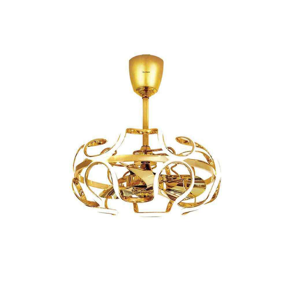 Tiara Gold Chandelier Fan