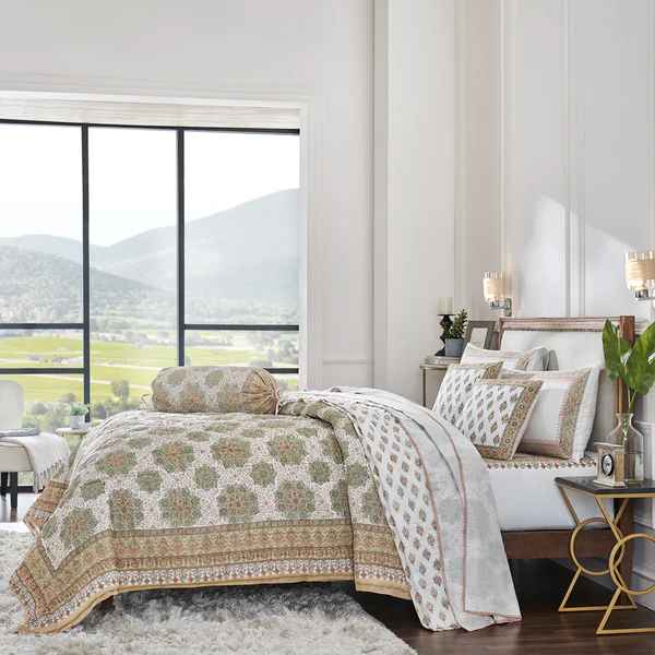 Iris Embroidered Bedding Set