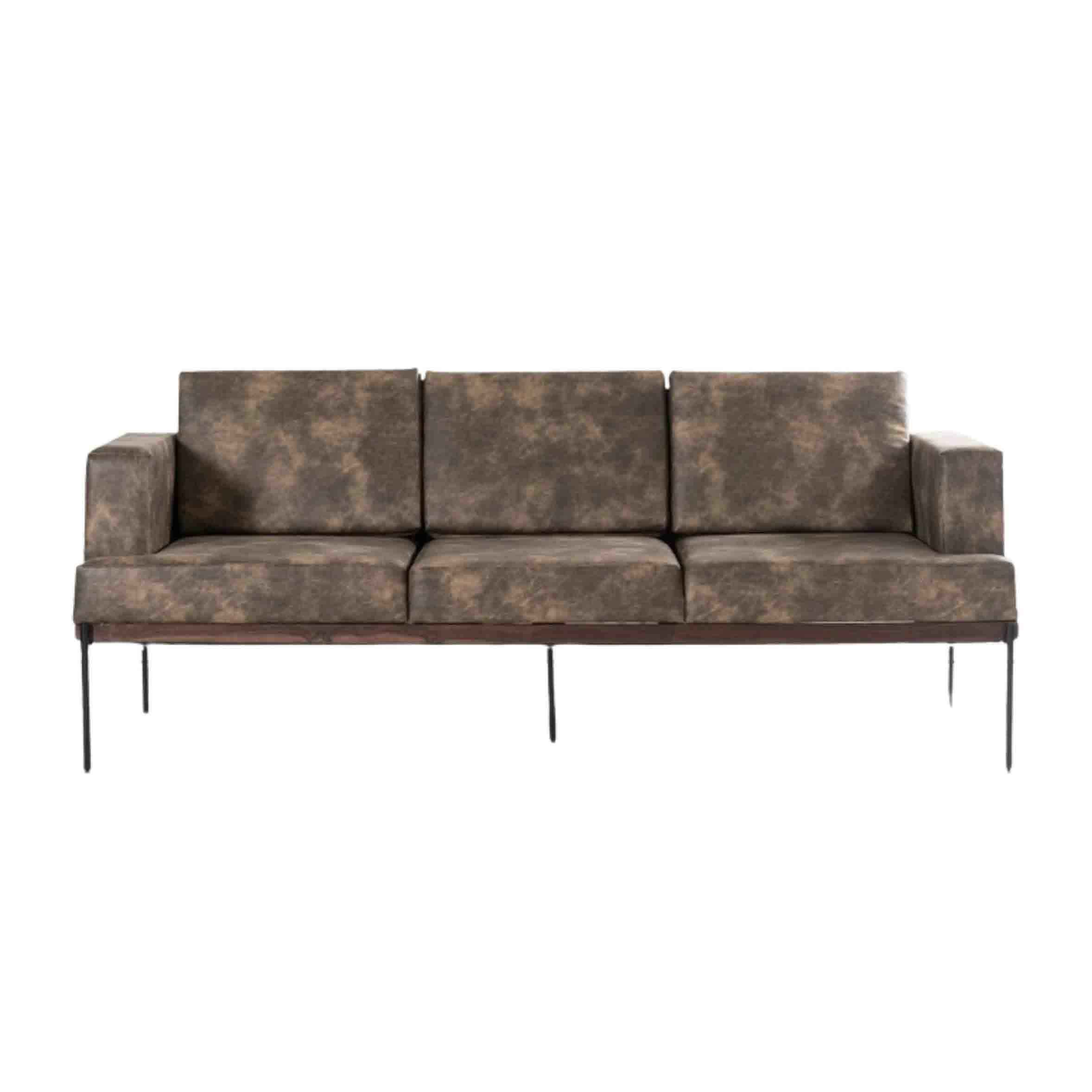 Adams Chaise Sectional Sofa With Ottoman