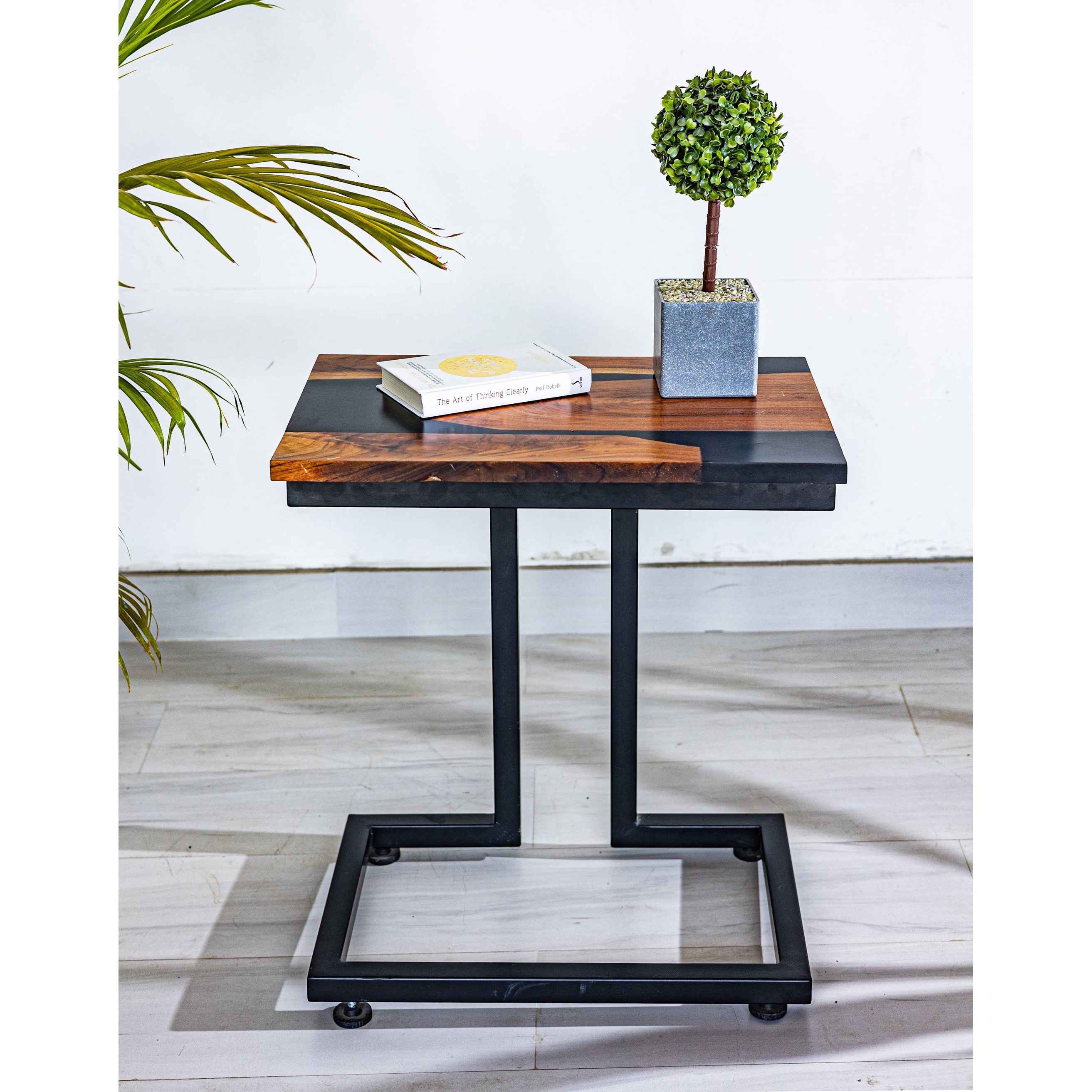 Teak vine Nesting Table