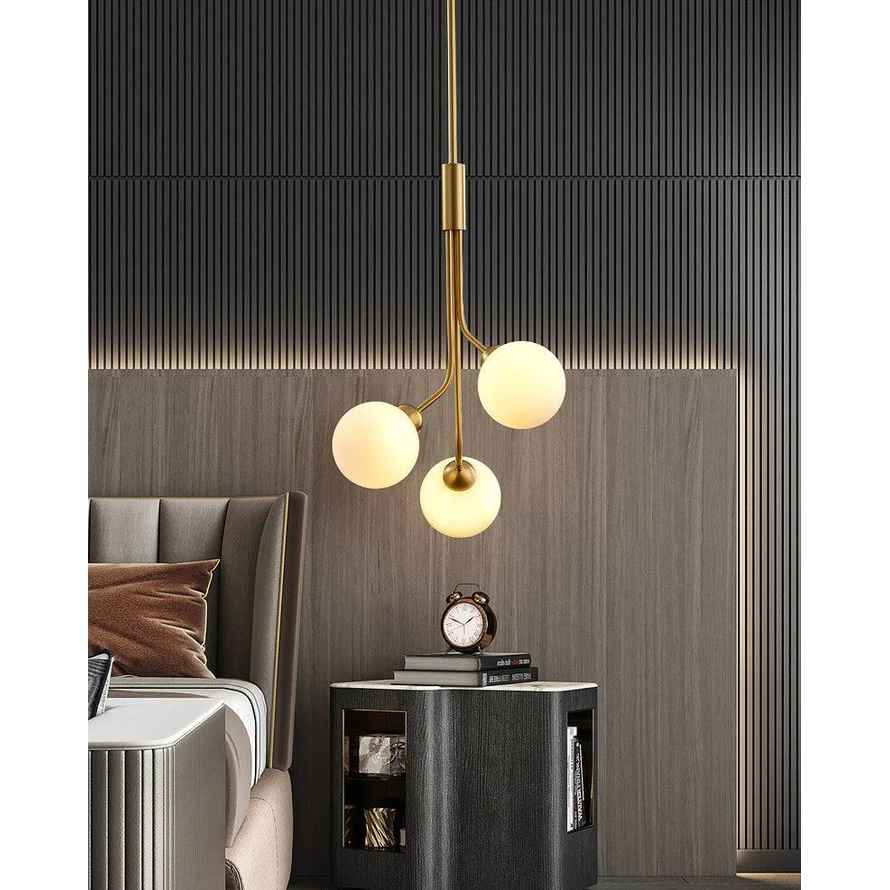 Led Frosted Ball Pendant Light