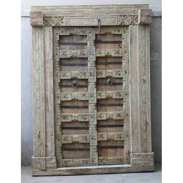 The Mehrab White Jaali Mirror