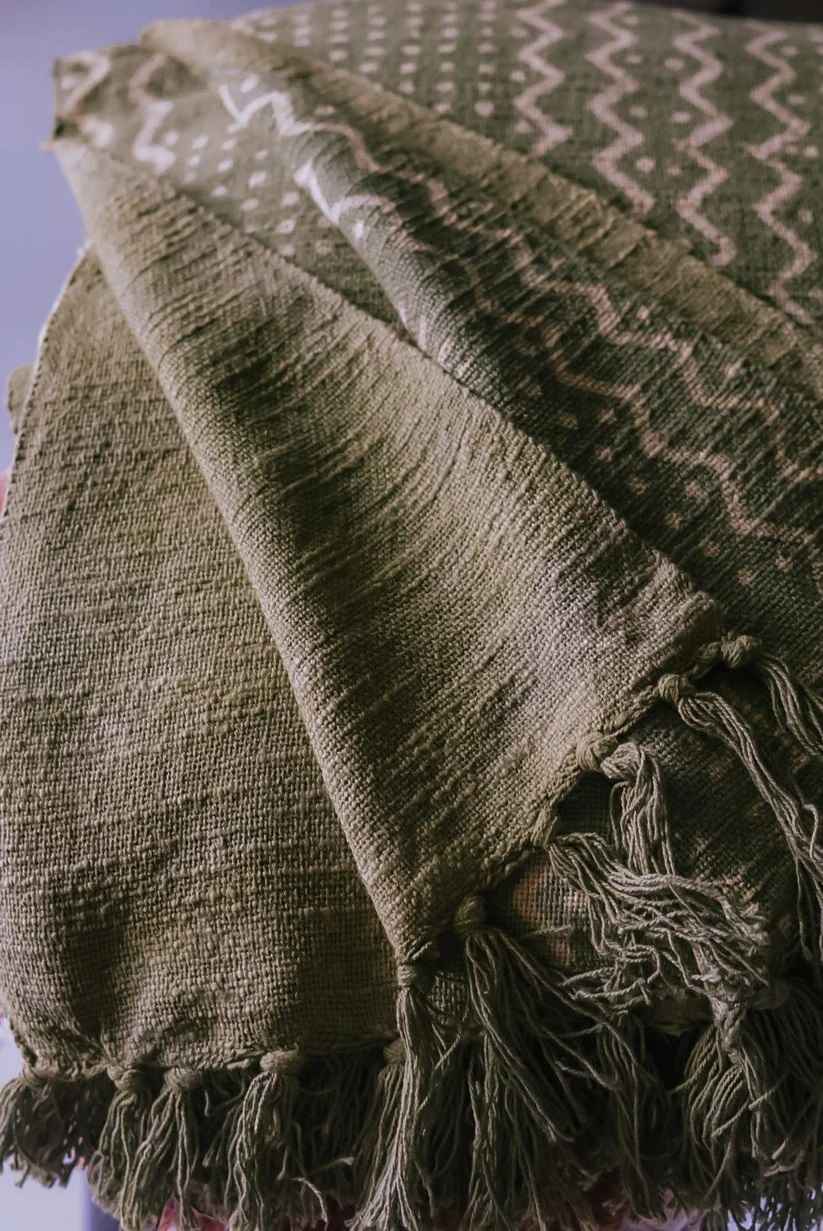 Sania Mudcloth Throw