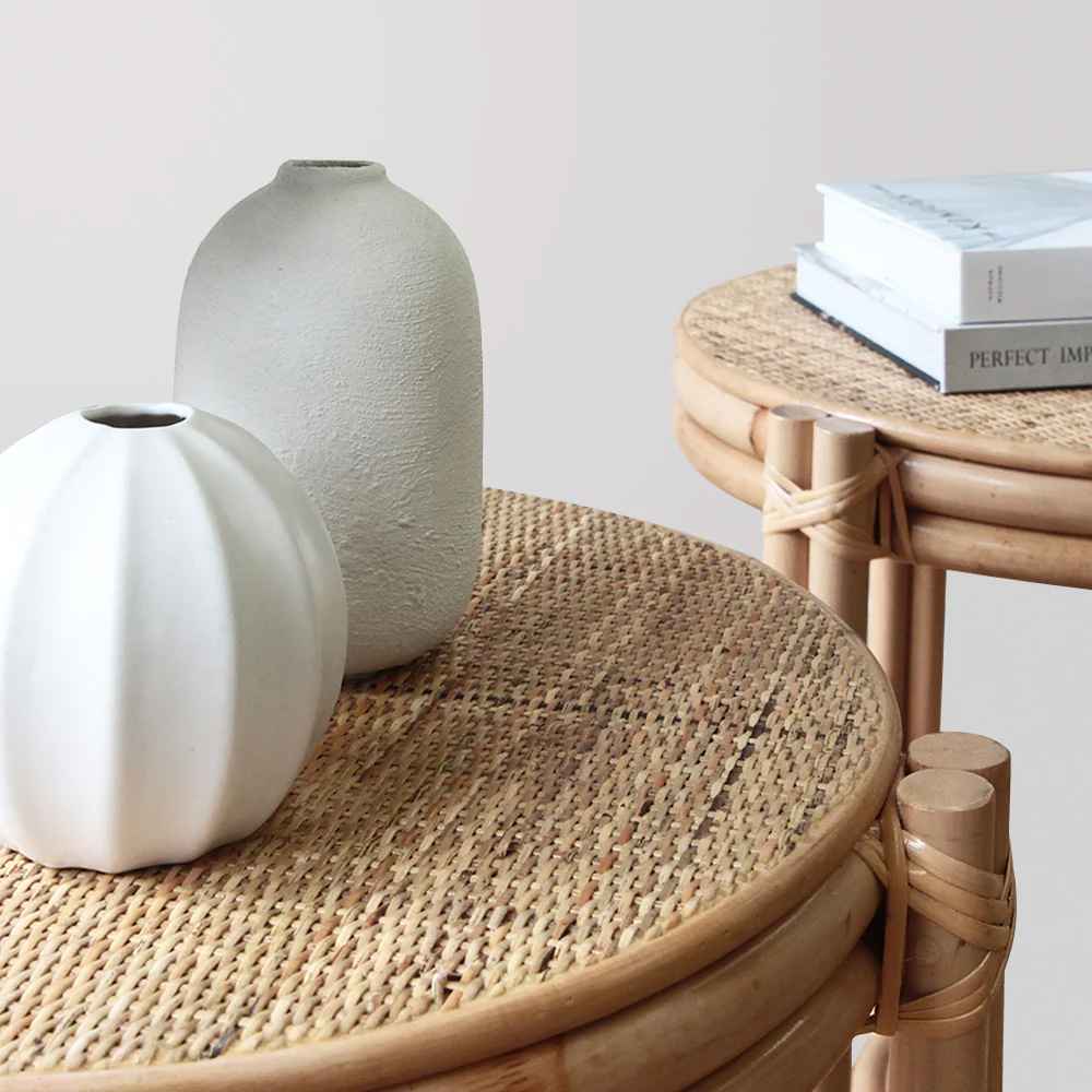 Driftwood Delight Rattan Table