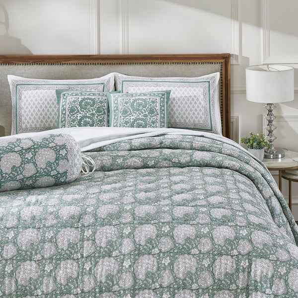 Contrail Embroidered Bedsheet Set