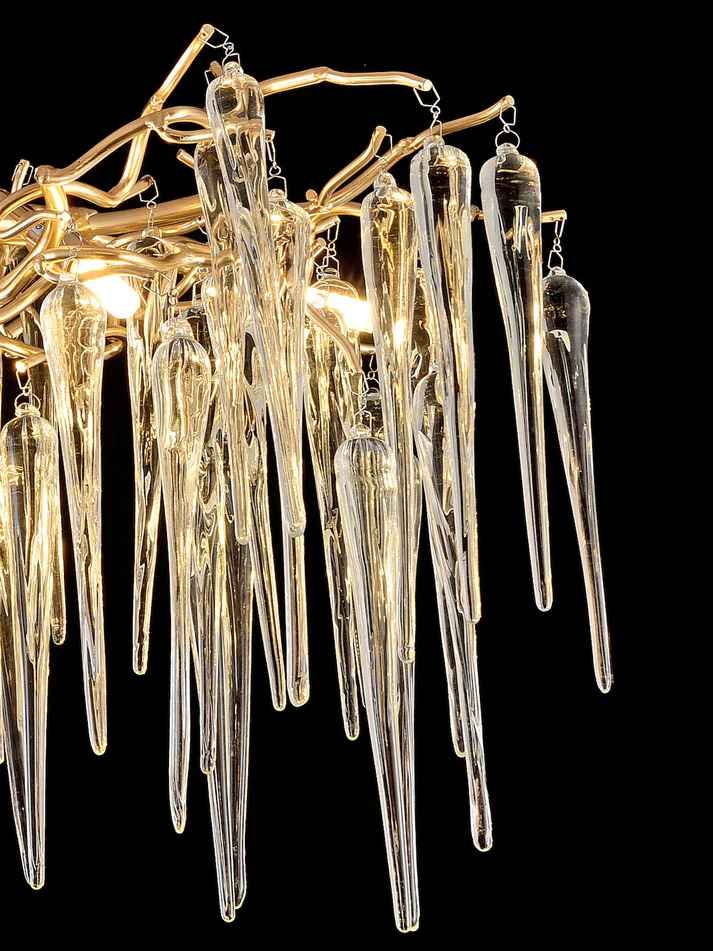 Modern Lotus Leaf Led Chandelier