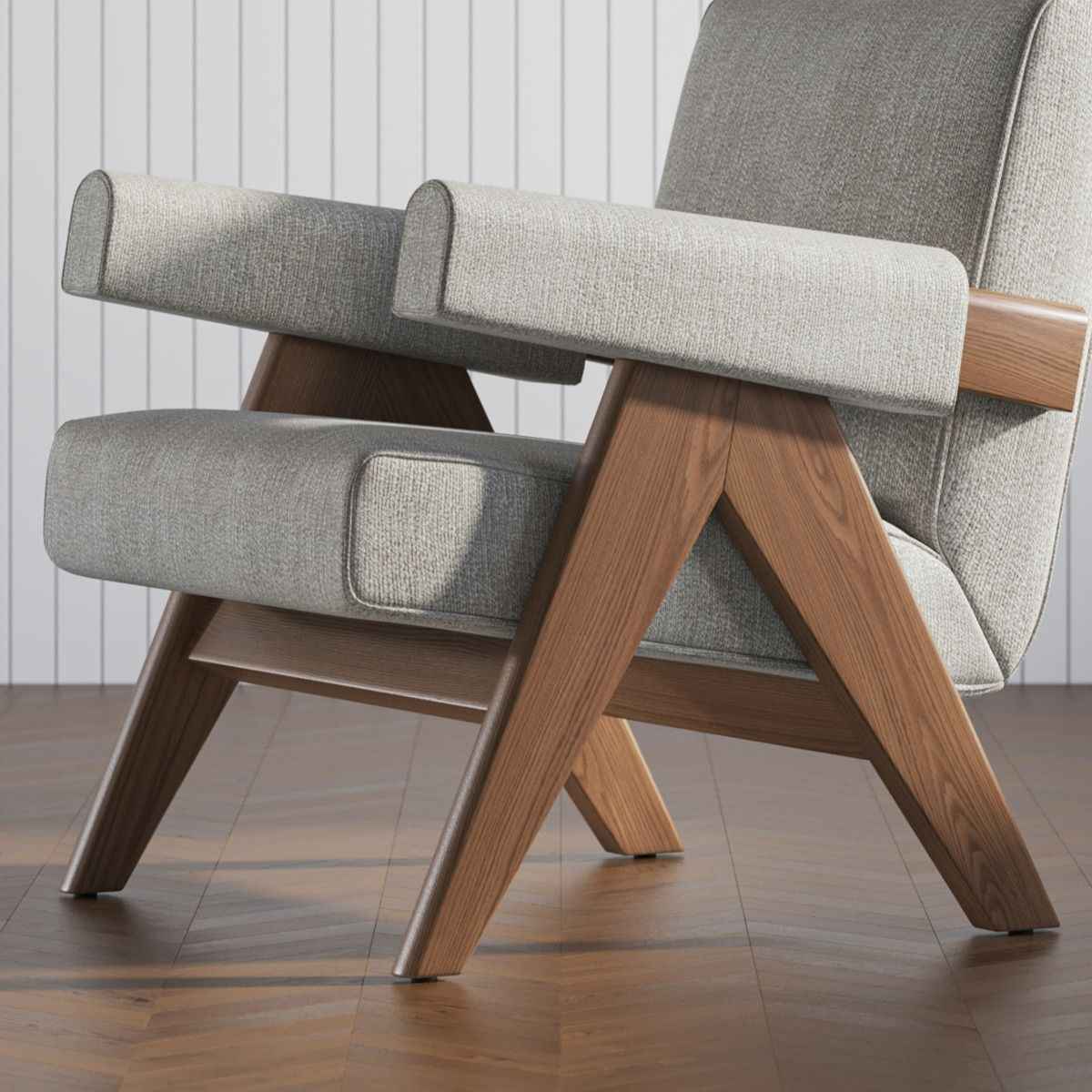 Loui Accent Chair-Caillou