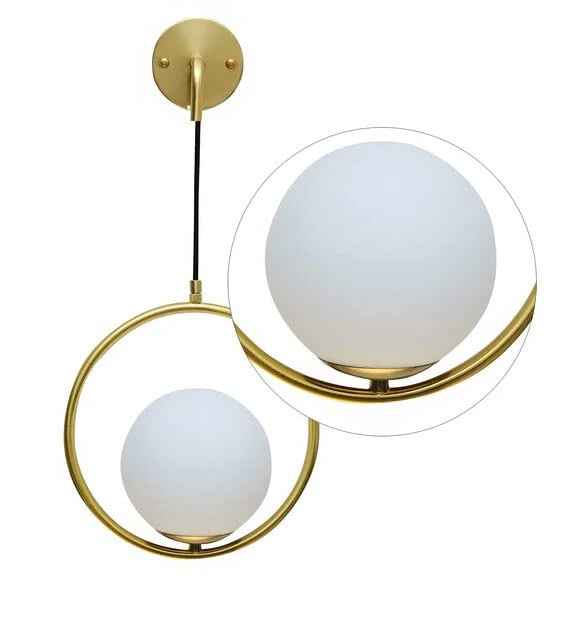 Led Electroplated Ring Pendant Light