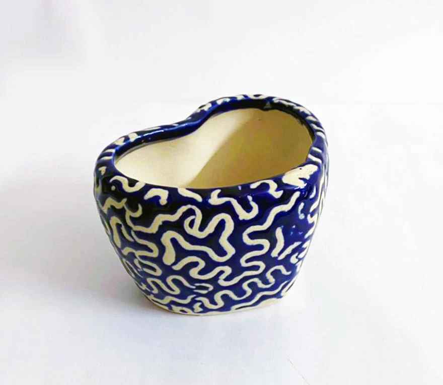 Heart Shaped Ceramic Planter
