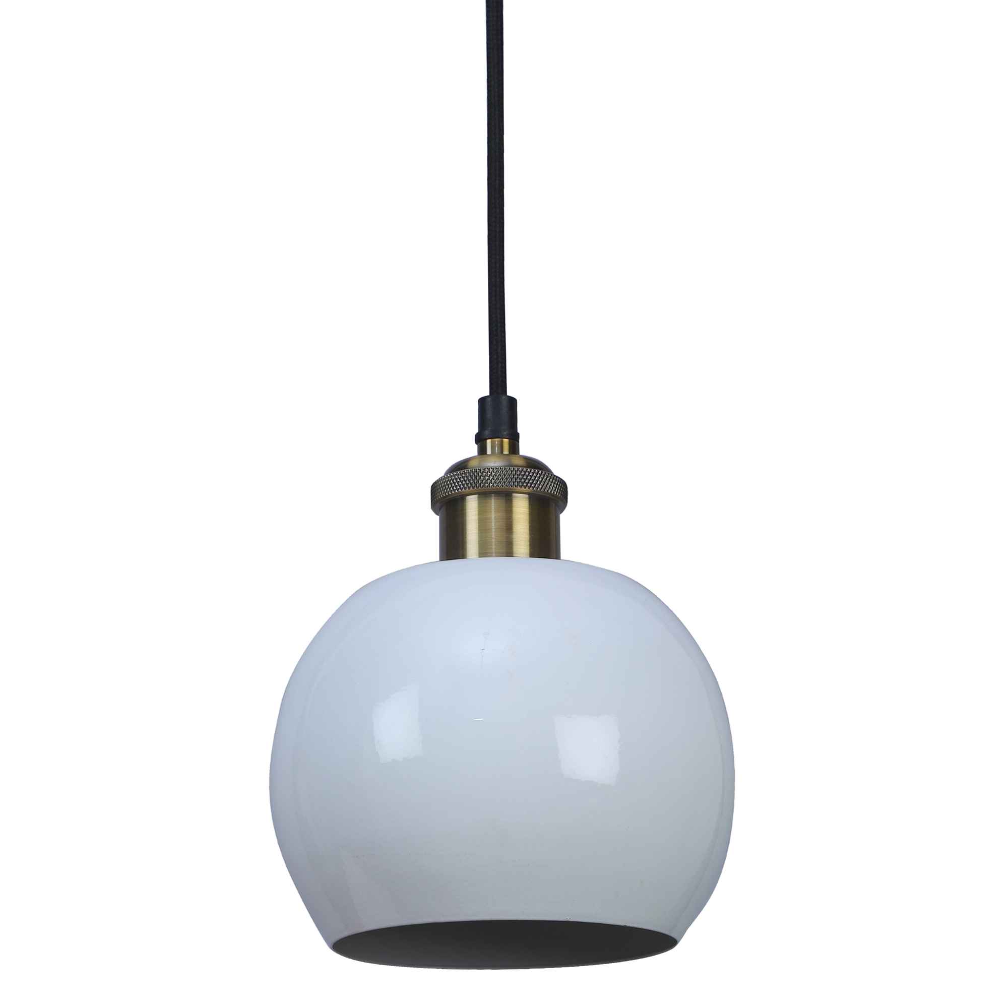 Formul White Metal Hanging Light