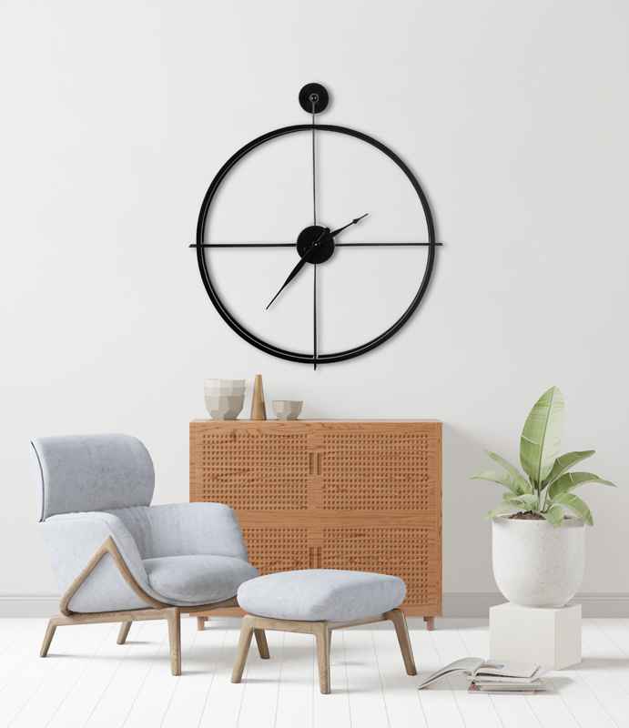Square Rose Gold Wall Clock