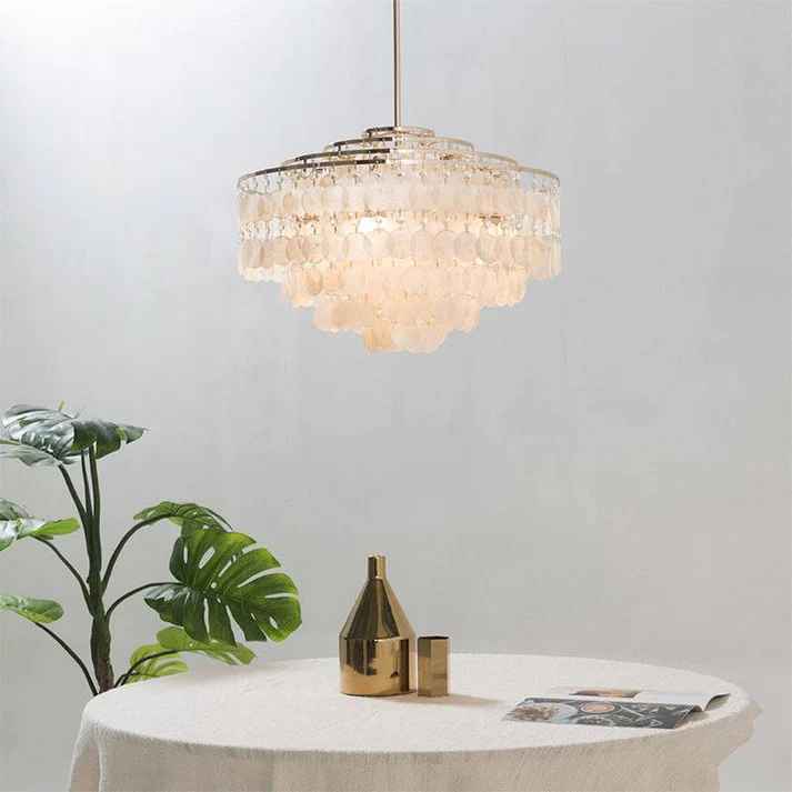 Modern Lotus Leaf Led Chandelier