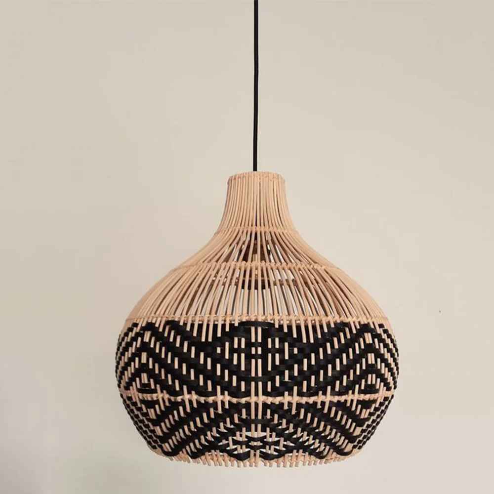 Montauk Rattan Chair - Black