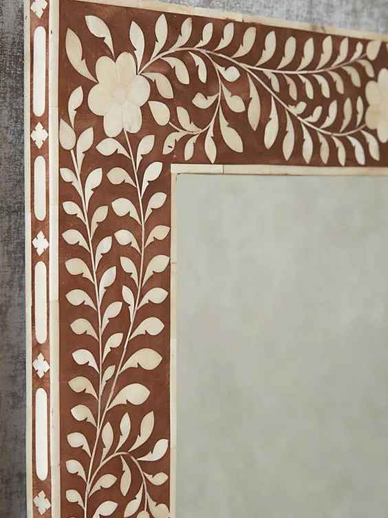 The Mehrab White Jaali Mirror