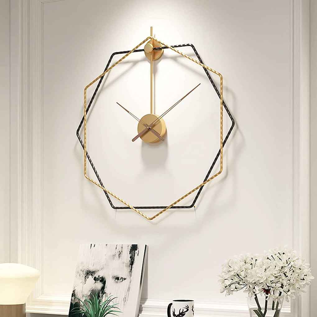 Gold & Black Classic Wall Clock