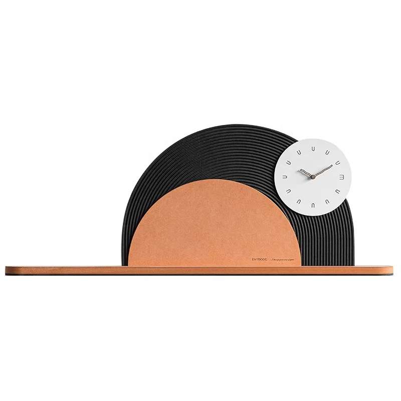 The Arc Wall Clock Orange