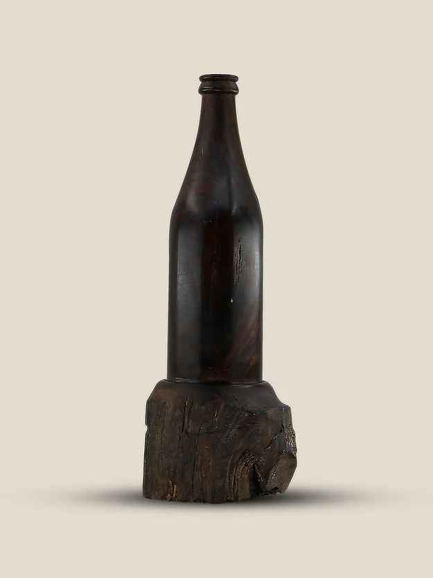 Rosewood Flower Vase Slender Neck