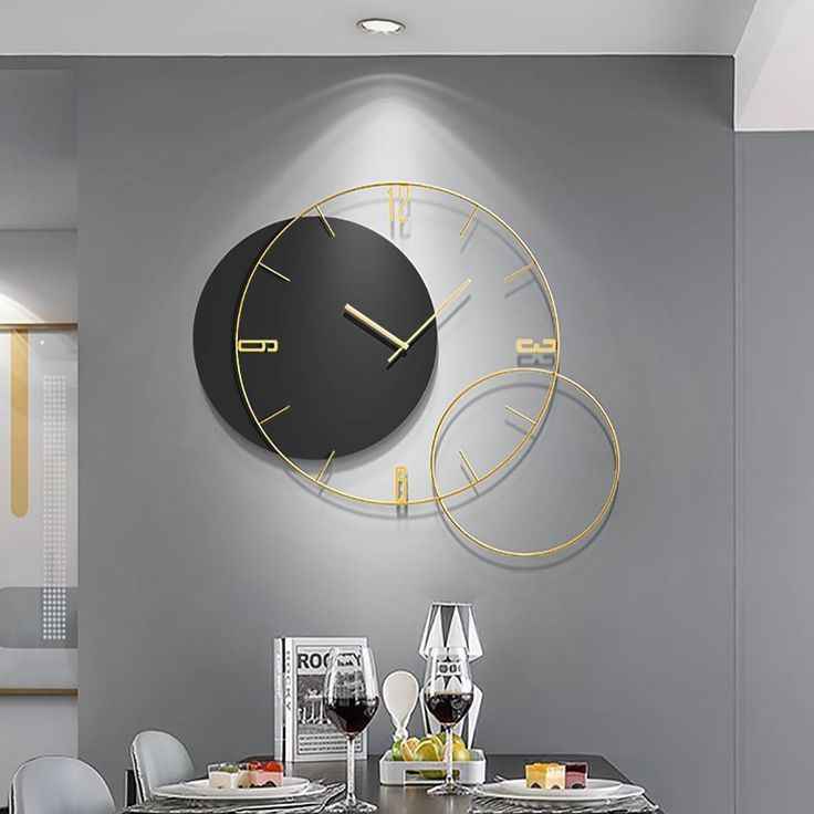 Golden Diamond Wall Clock