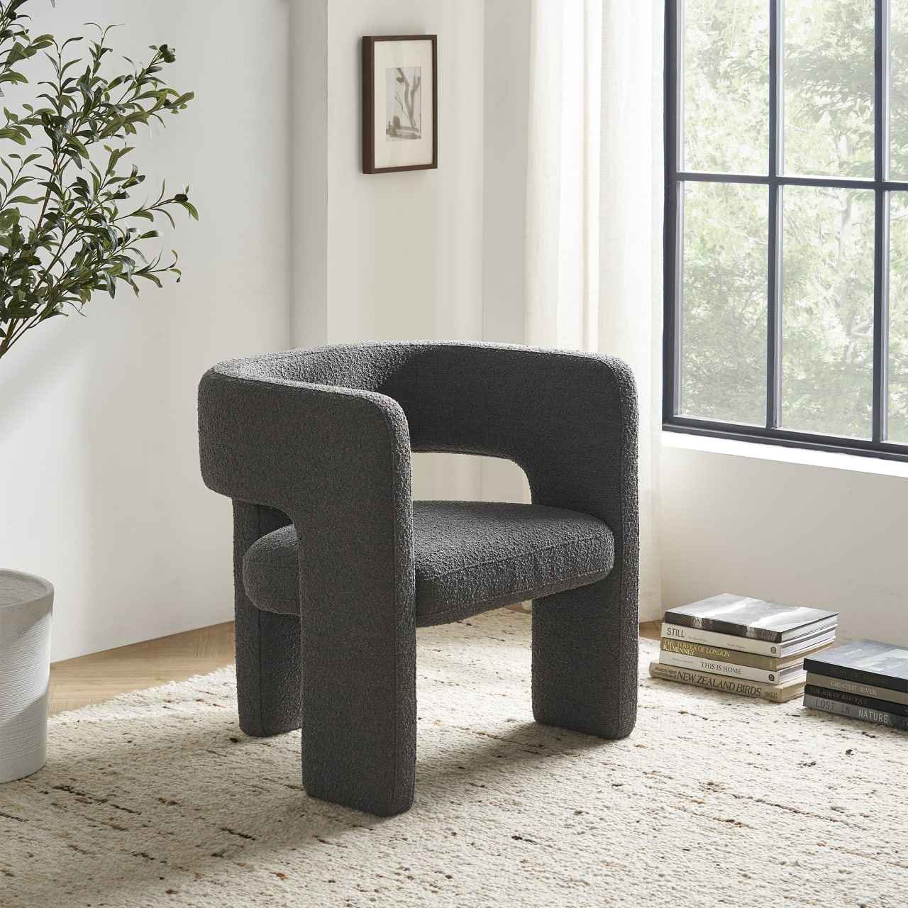 Loui Accent Chair-Caillou