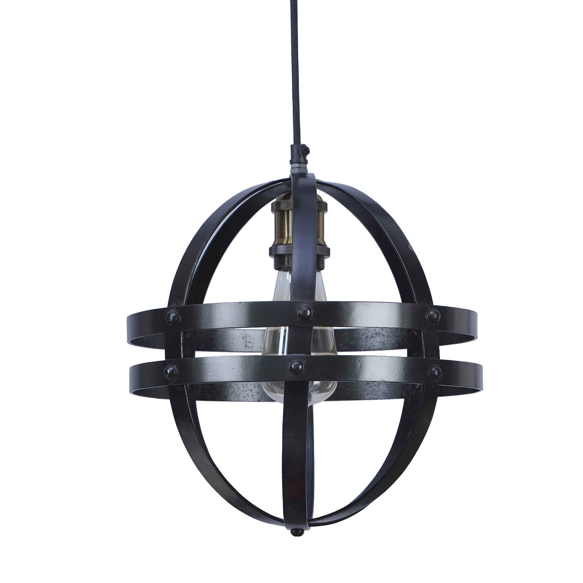 USD Black Metal Hanging Light