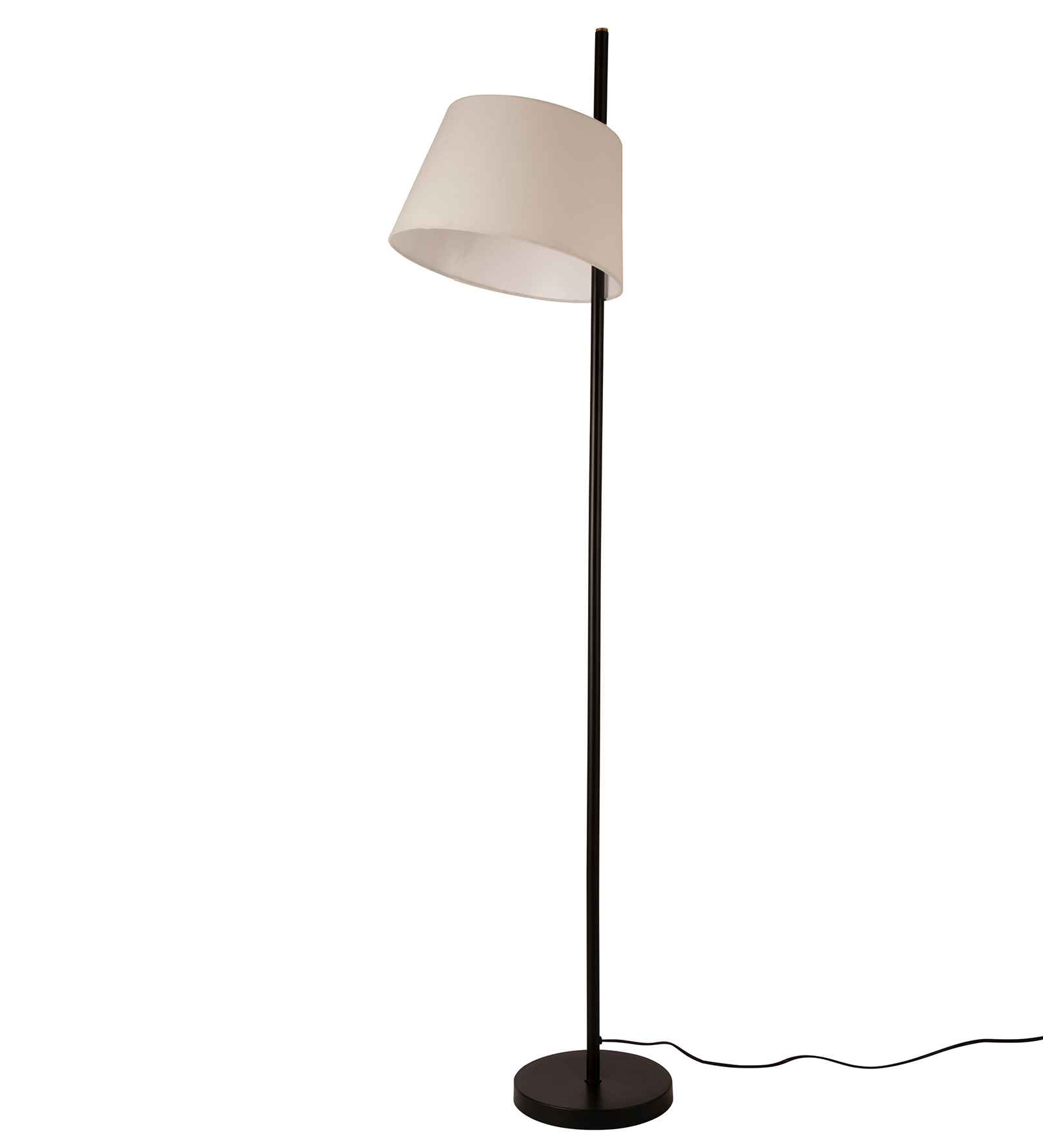 Hamptons Floor Lamp With Metal Base