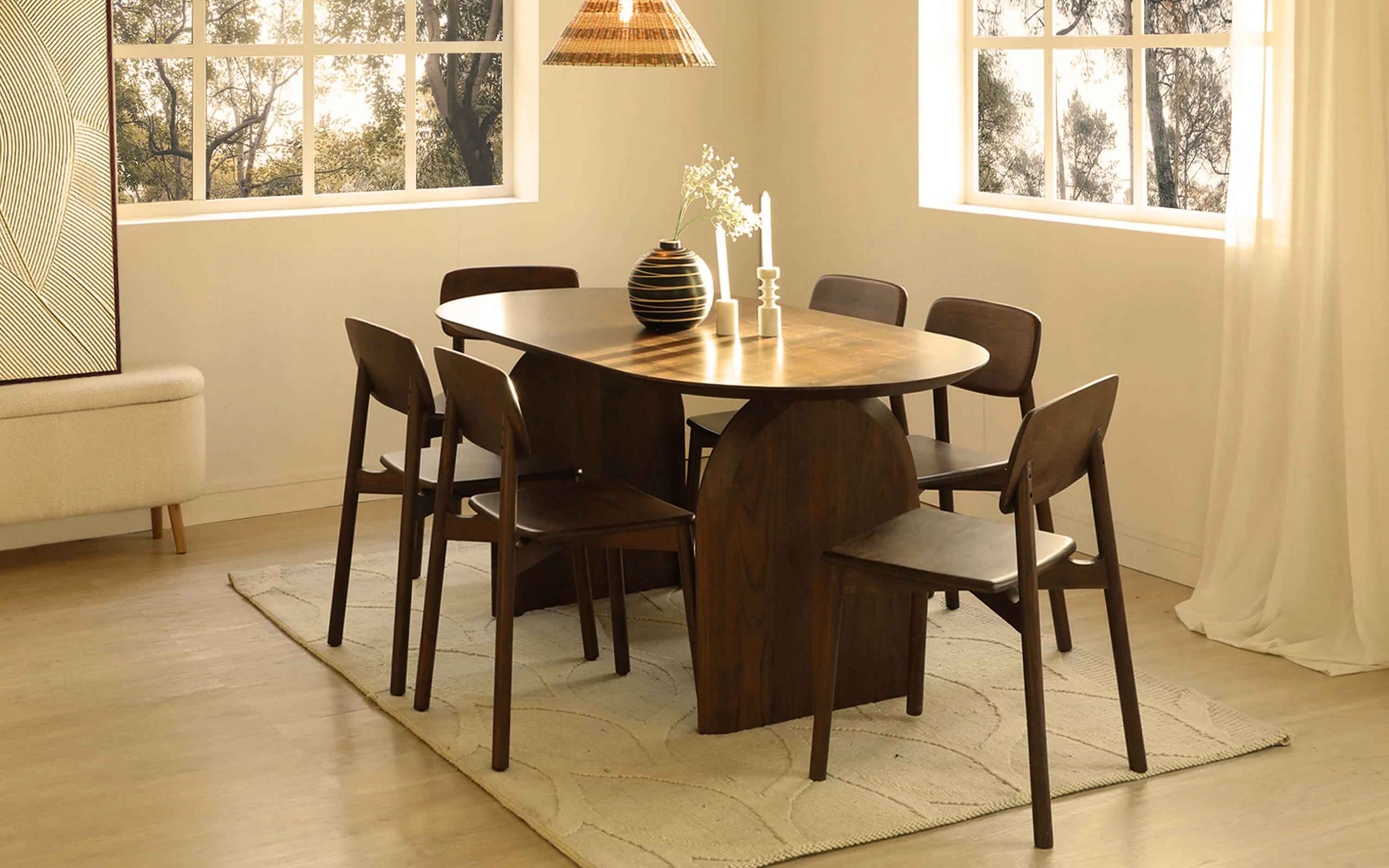 Yoho Dining Table 6 Seater