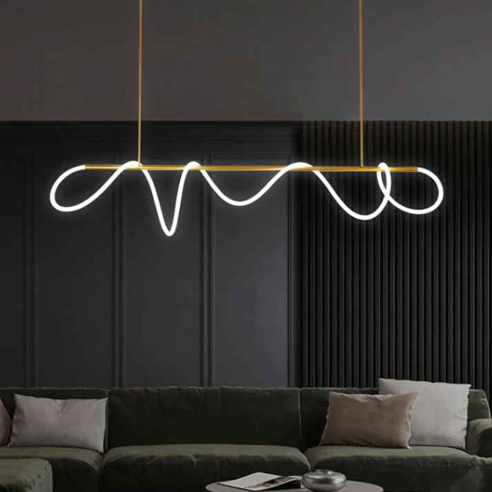 4 Rings Led Ring Chandelier