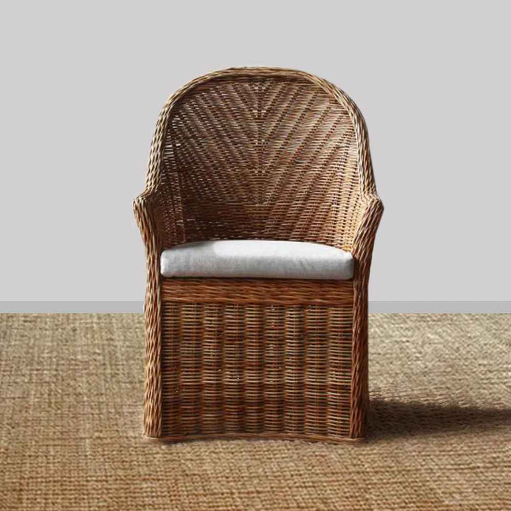 Hampton Woven Chair - White