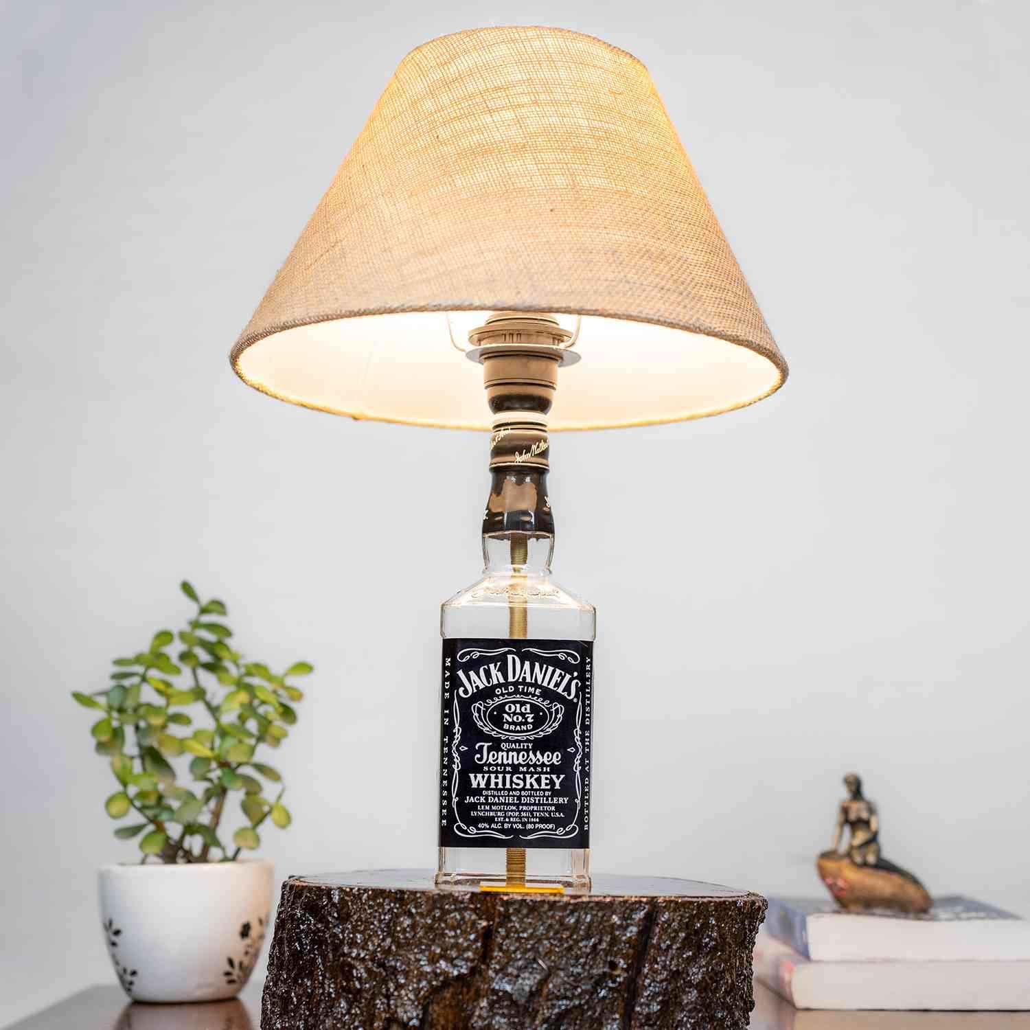 Wood Base Solid Table Lamp