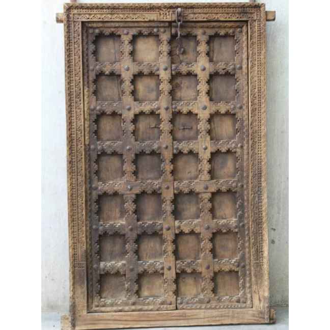 The Bikaner Vintage Sunburst Armoire