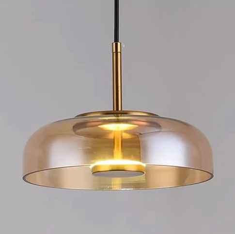 Led Electroplated Ring Pendant Light