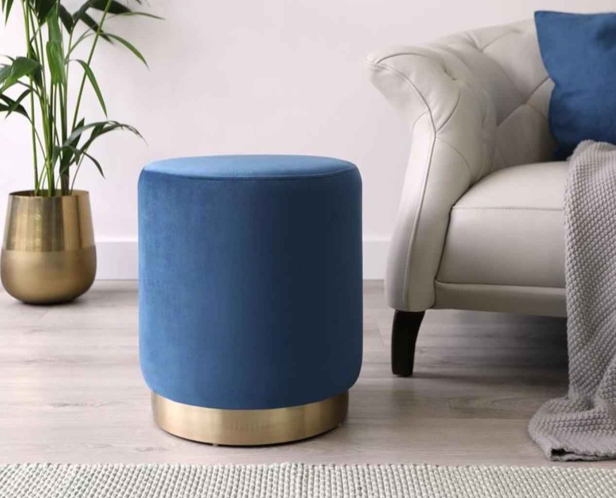 Opulent Quad-Leg Pouf