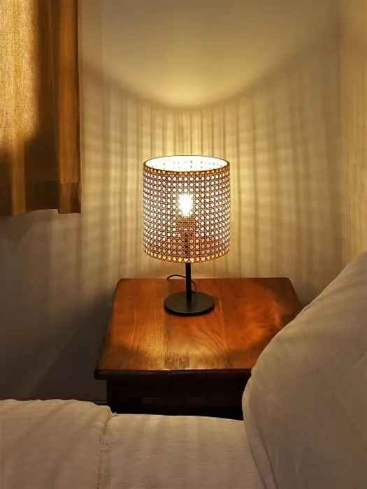 Diamond Cane Table Lamp