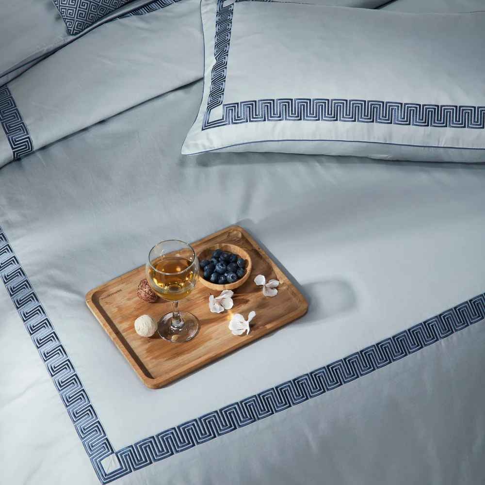 Moonlight Embroidered Duvet Cover Set