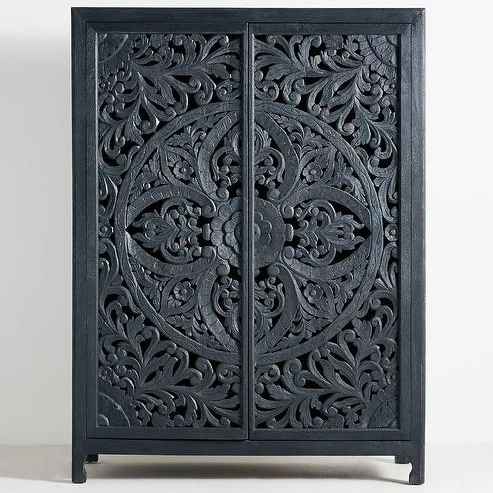 The Samode Carved Rustic Armoire