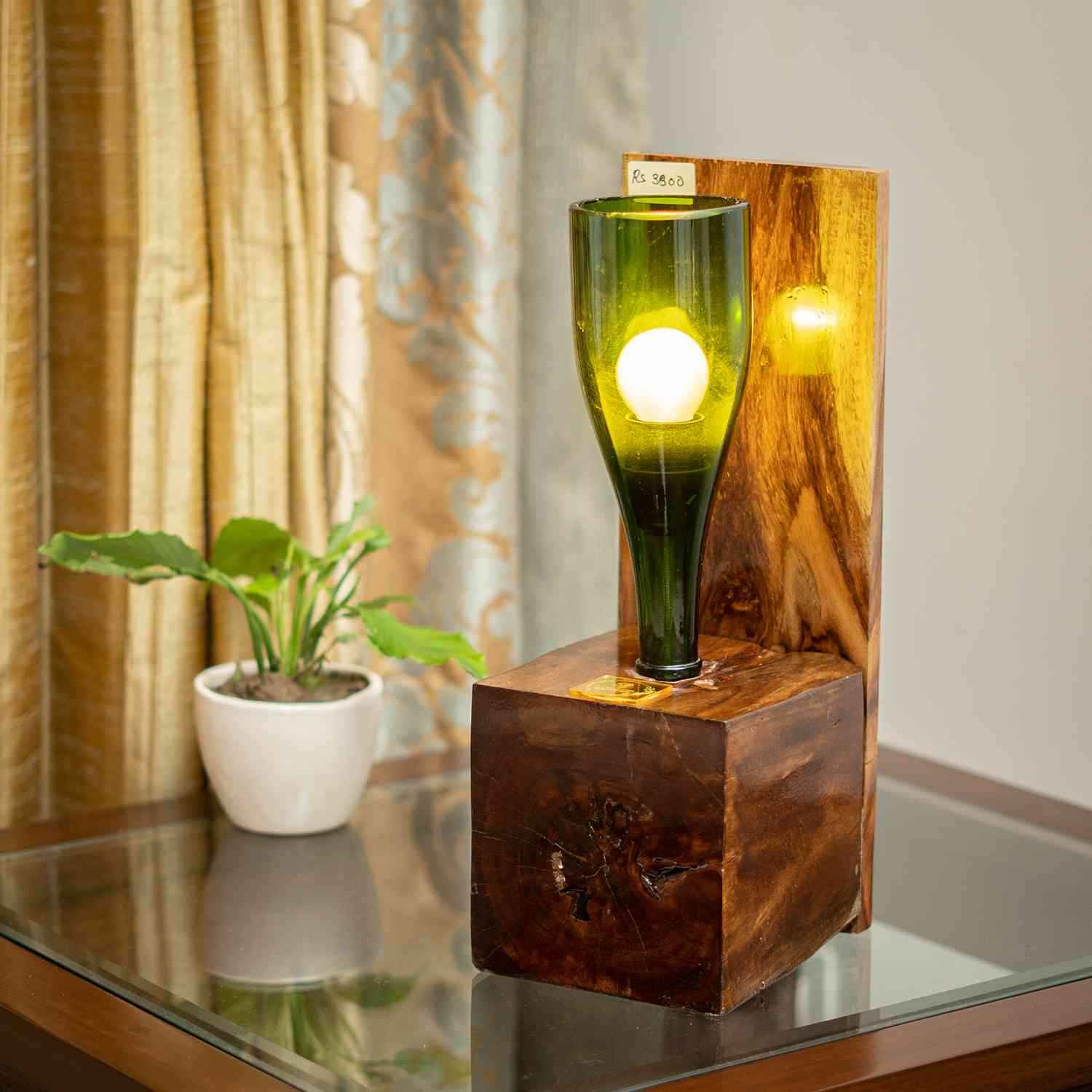 Wooden Stand Lamp