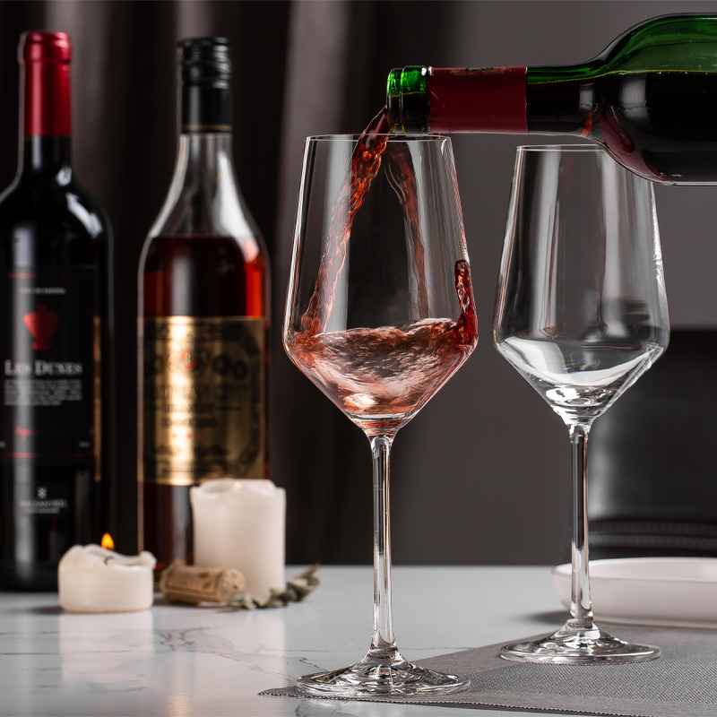 Diamond Whiskey Crystal Decanter Set With Glasses