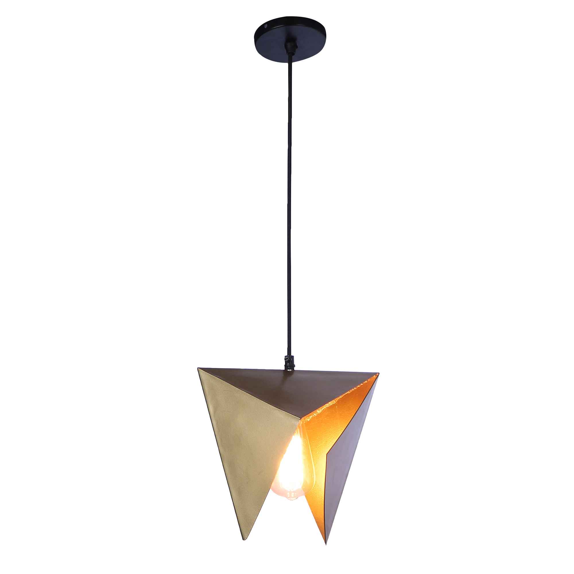 Atupa Gold Metal Hanging Light