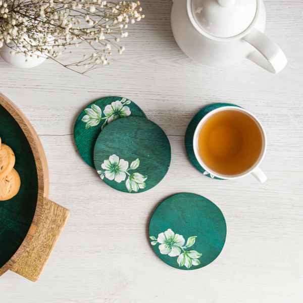 Gardenia Coaster Set