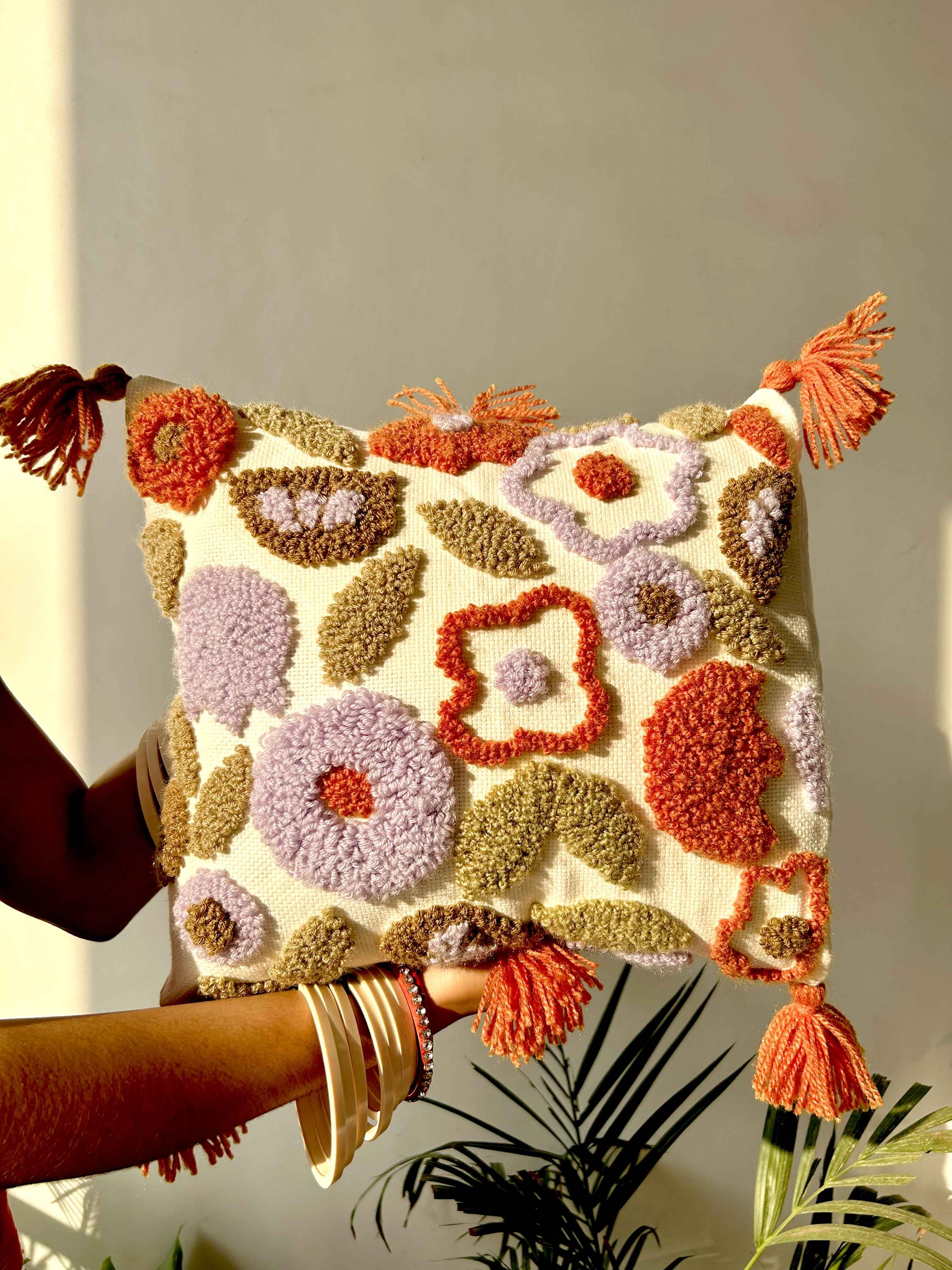 Punch Needle Cushion Cover 18