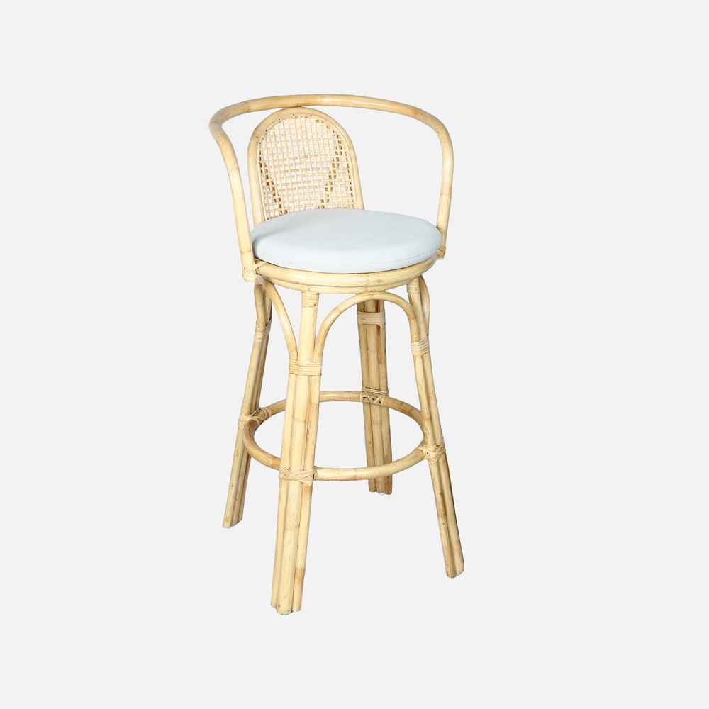 Nature's Elegance Bamboo Barstool