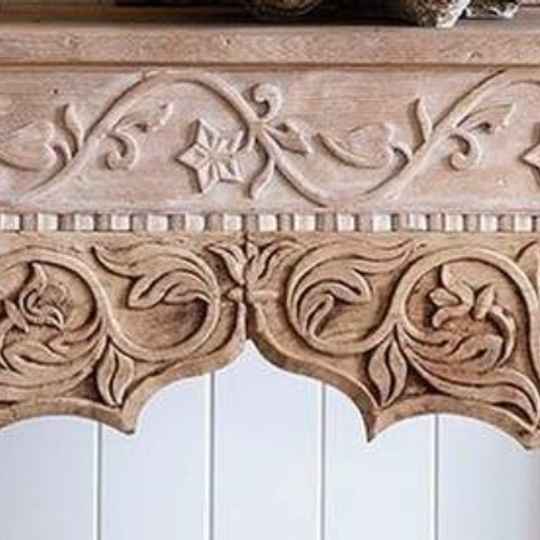 The Mehrab White Jaali Mirror