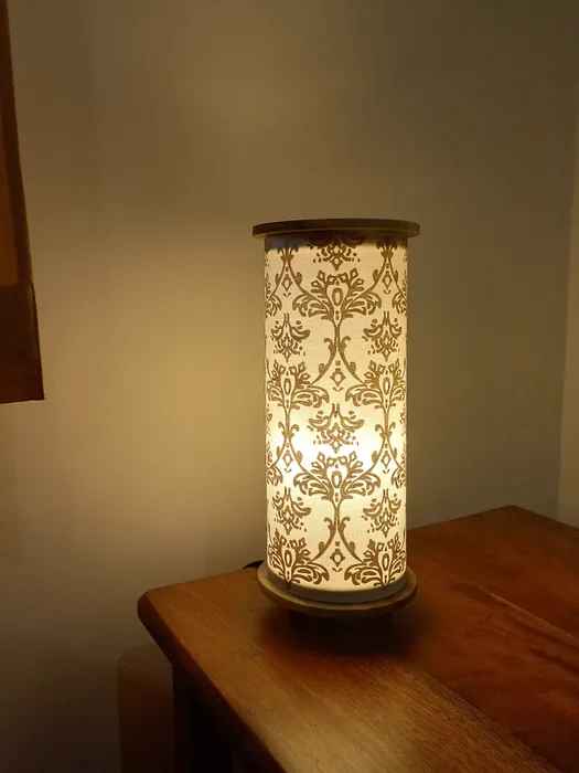 Diamond Cane Table Lamp