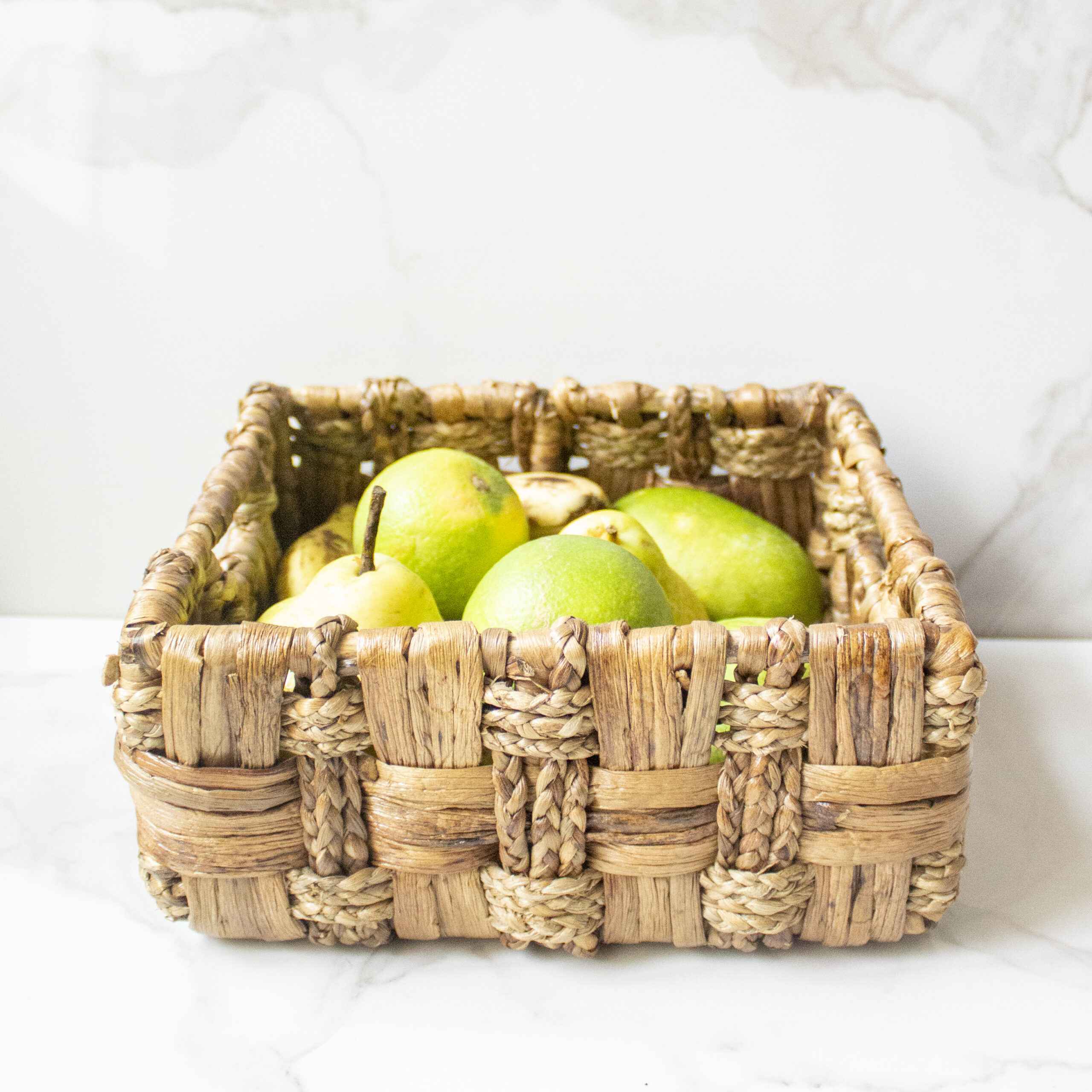 Curved Wicker Basket