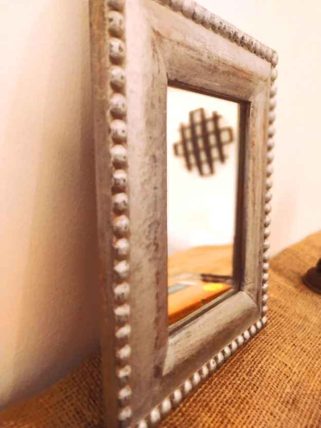 The Mehrab White Jaali Mirror