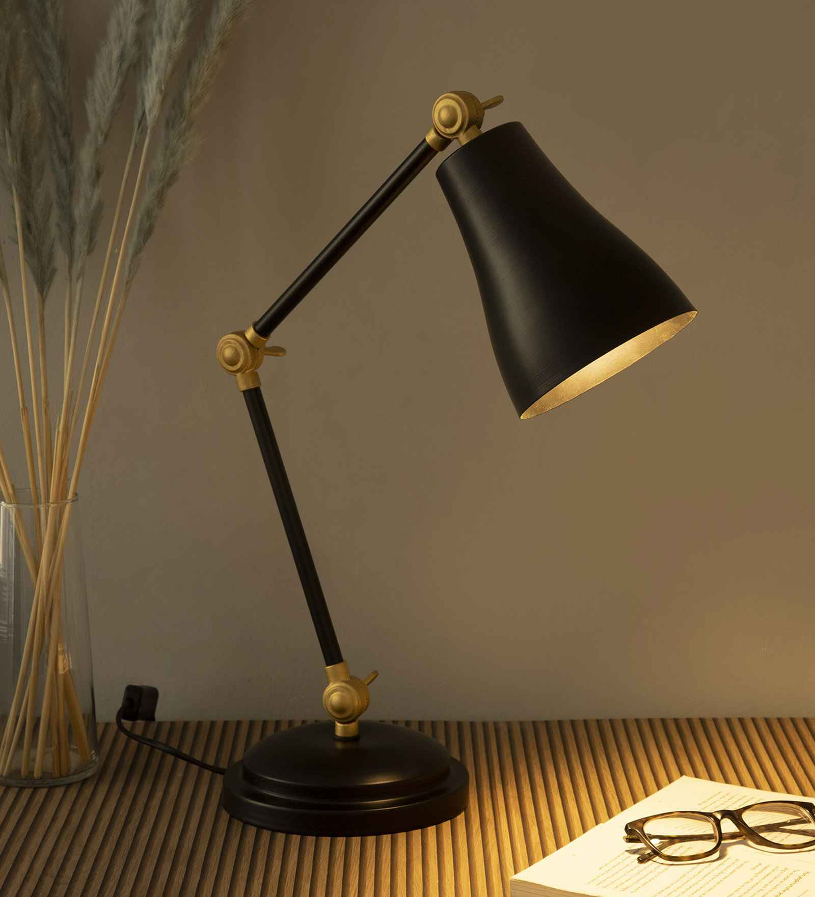 Vintage Industrial Black Metal Single Hanging Light